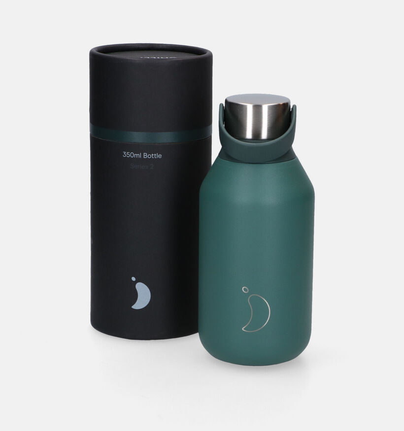 Chilly's Series 2 Groene Drinkfles 350ml voor jongens, meisjes, dames, heren (311780)