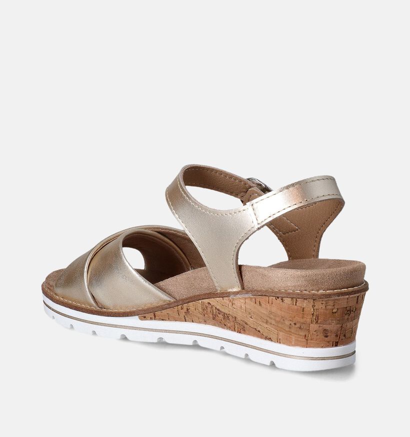 Solemade Klara Sandales pour semelles orthopédiques en Or pour femmes (355739) - pour semelles orthopédiques