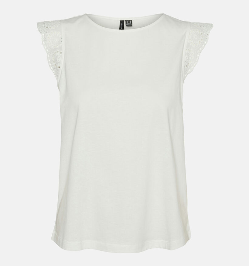 Vero Moda Emily T-shirt en Blanc pour femmes (337272)