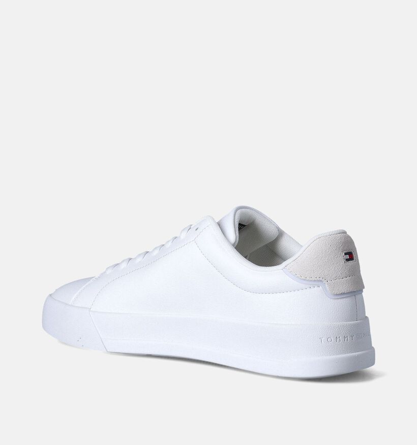 Tommy Hilfiger Court LTH Detail Witte Sneakers voor heren, dames (358660) - geschikt voor steunzolen