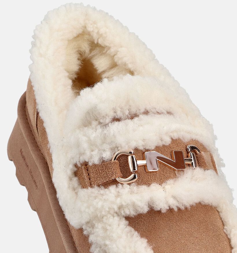 Nathan-Baume Pantoufles fermées en Marron pour femmes (363631)