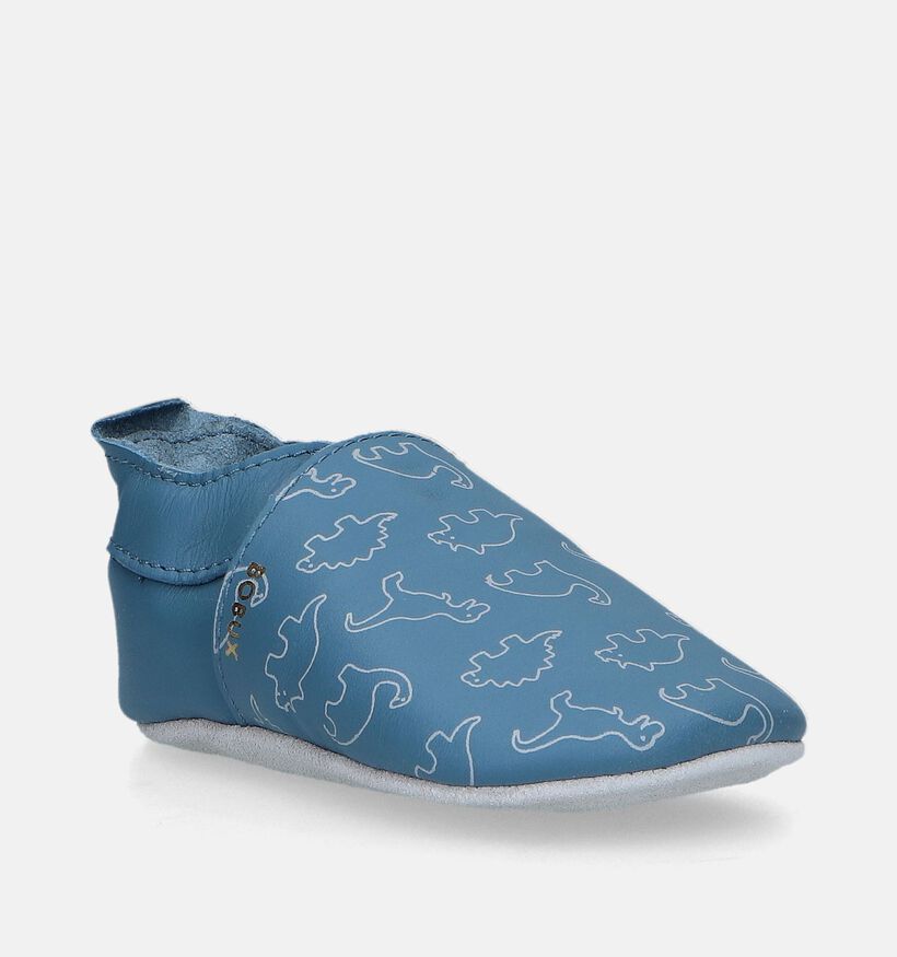Bobux Dino Chaussons pour bébé en Bleu pour garçons (294784)