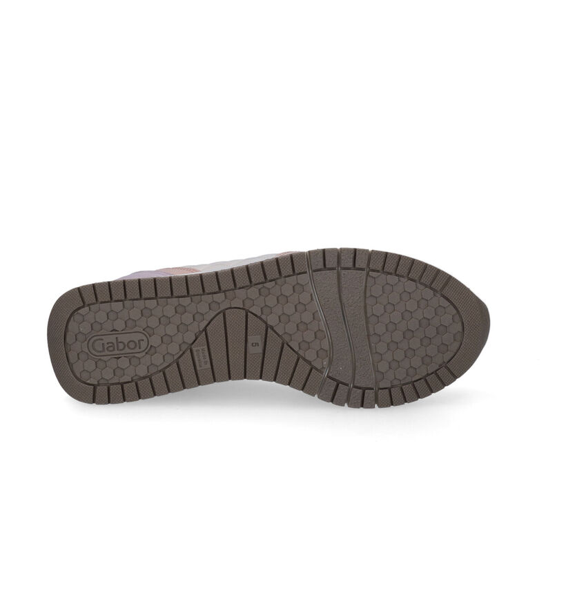 Gabor OptiFit Beige Sneakers voor dames (315134) - geschikt voor steunzolen