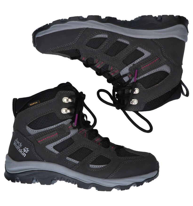 Jack Wolfskin Vojo 3 Texapore Chaussures de randonnée en Gris pour femmes (302171) - pour semelles orthopédiques