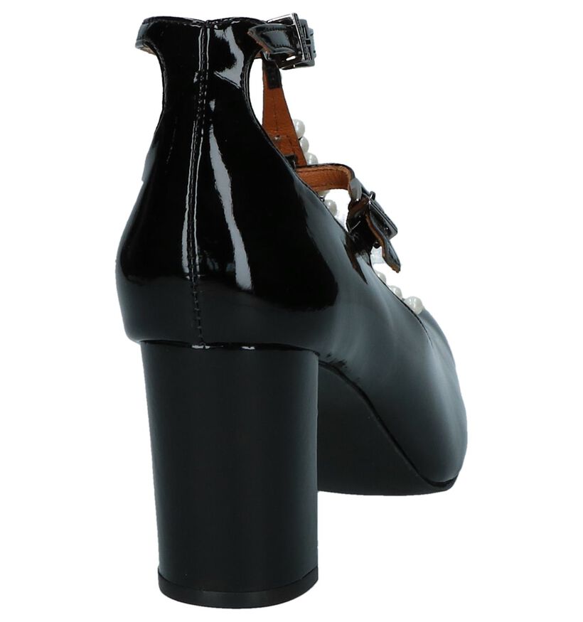 Cristófoli Escarpins à bride en Noir en cuir (233067)