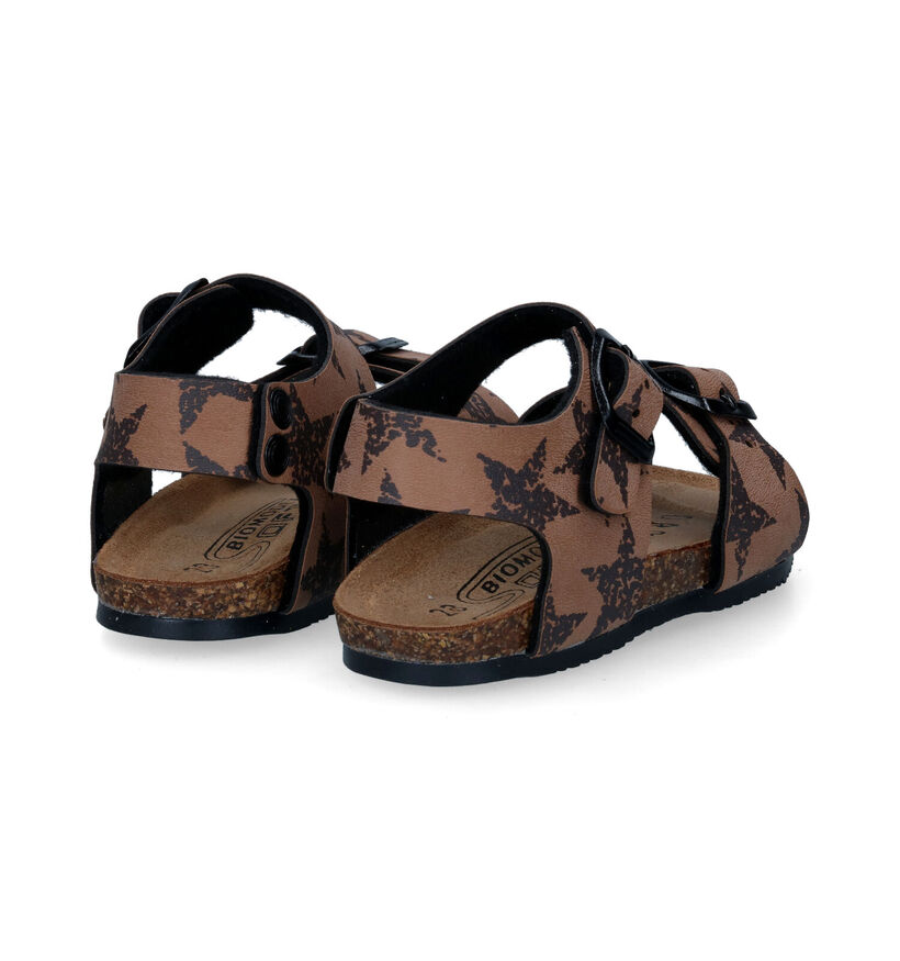 Biomodex Bruine Sandalen in kunstleer (302995)