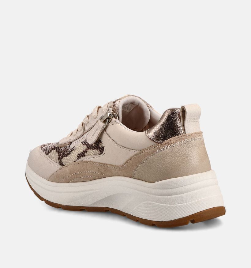 Tamaris Snake Beige Sneakers voor dames (367641) - geschikt voor steunzolen