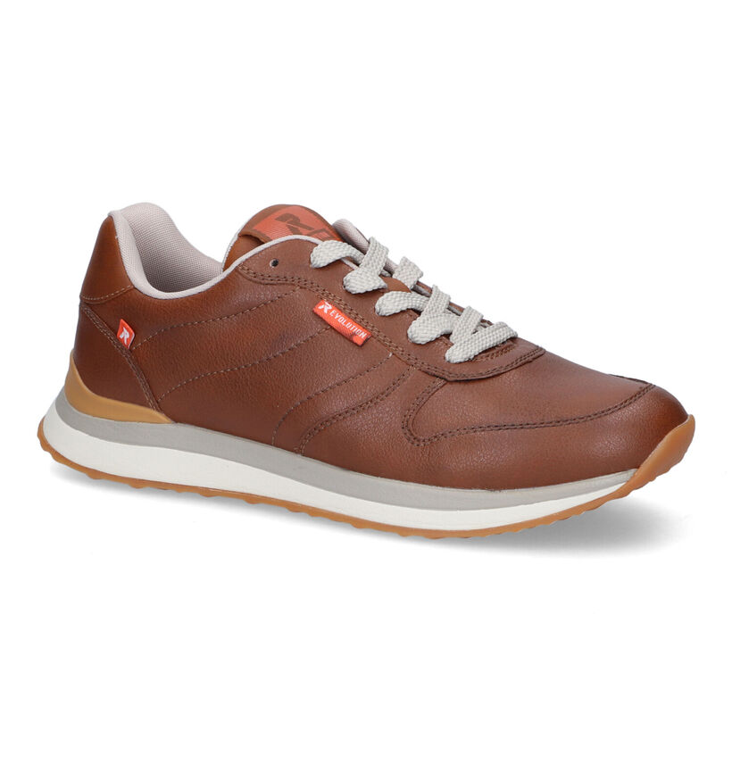 Rieker Bruine Sneakers in leer (315794)