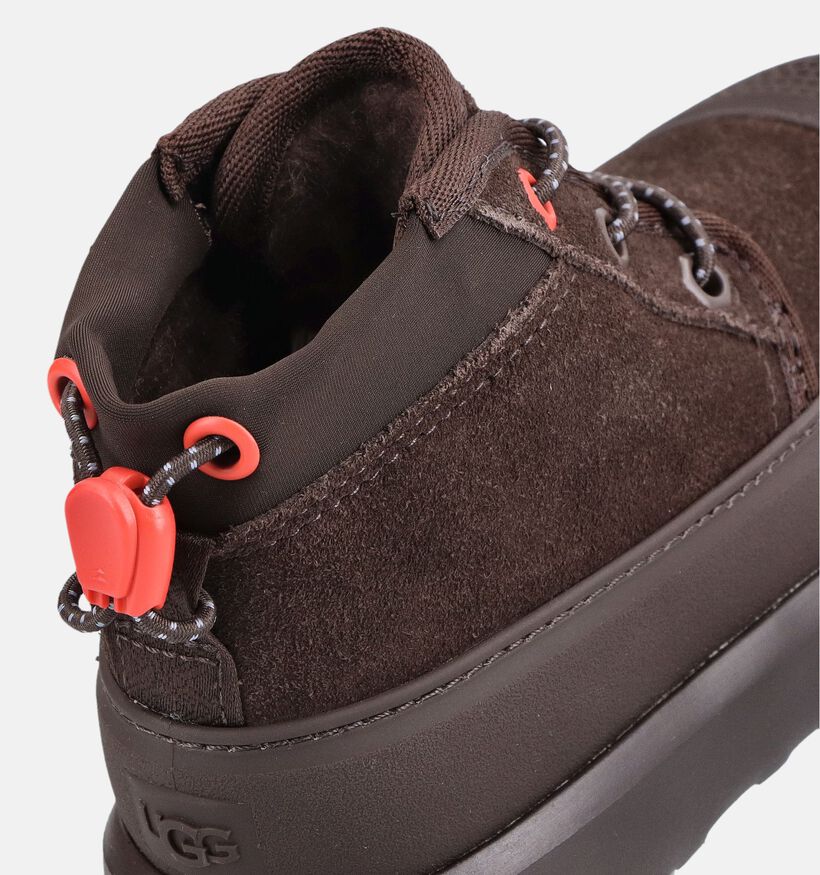UGG Neumel Weather Hybrid Donkerbruine Boots met Plateauzool voor meisjes (378002)