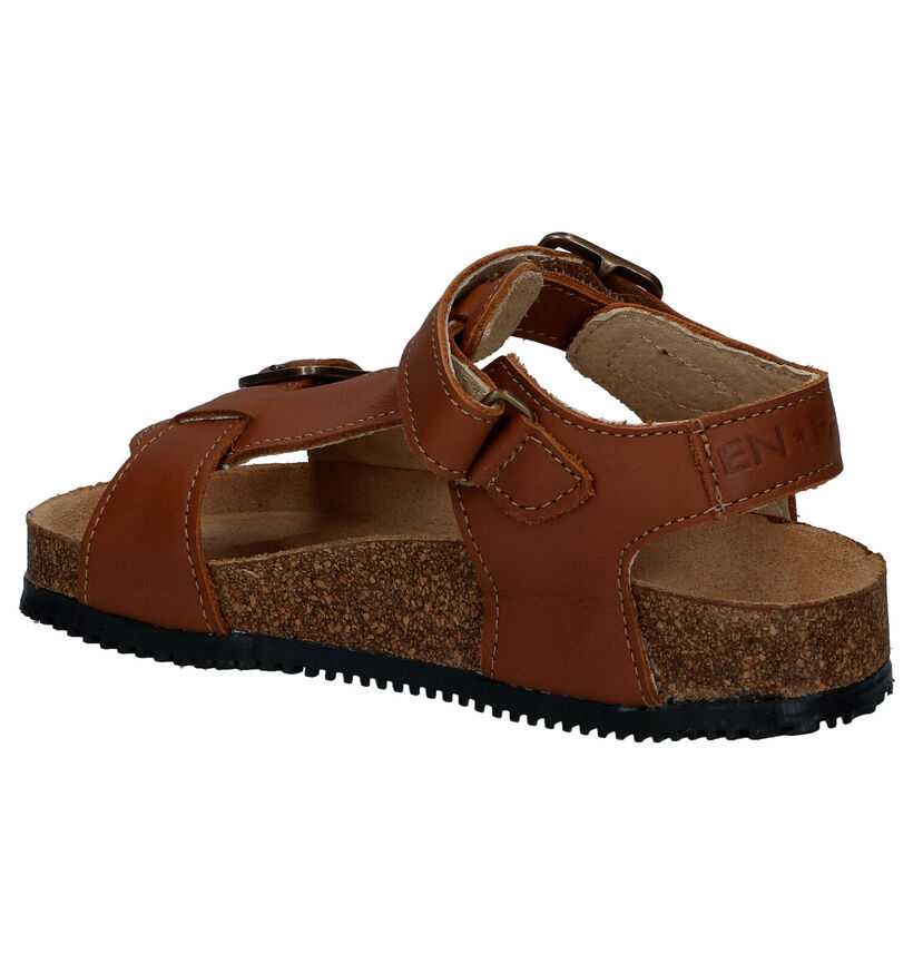 Enfant Cognac Sandalen in leer (288899)