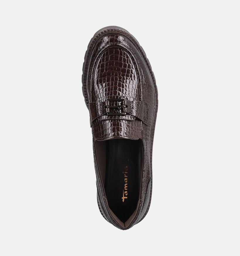 Tamaris Chaussures plates en Brun fonc&eacute; pour femmes (376716)