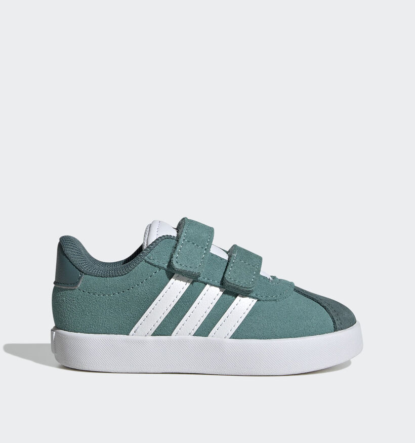 adidas VL Court 3.0 Groene Sneakers voor jongens (365357) - geschikt voor steunzolen