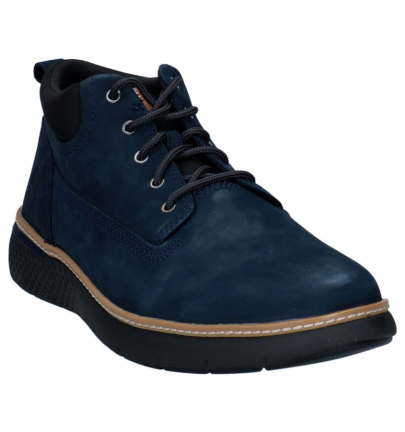 Timberland Cross Mark PT Chukka Bottines en Bleu pour hommes (330917)