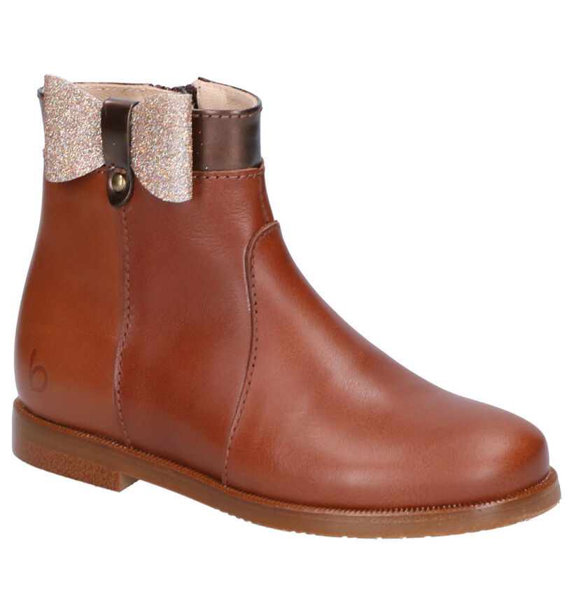 Beberlis Bottes courtes en Cognac en cuir (297316)