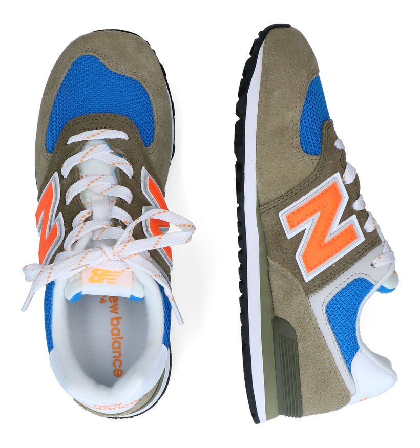 New Balance GC 574 Baskets en Vert pour garçons (319262)