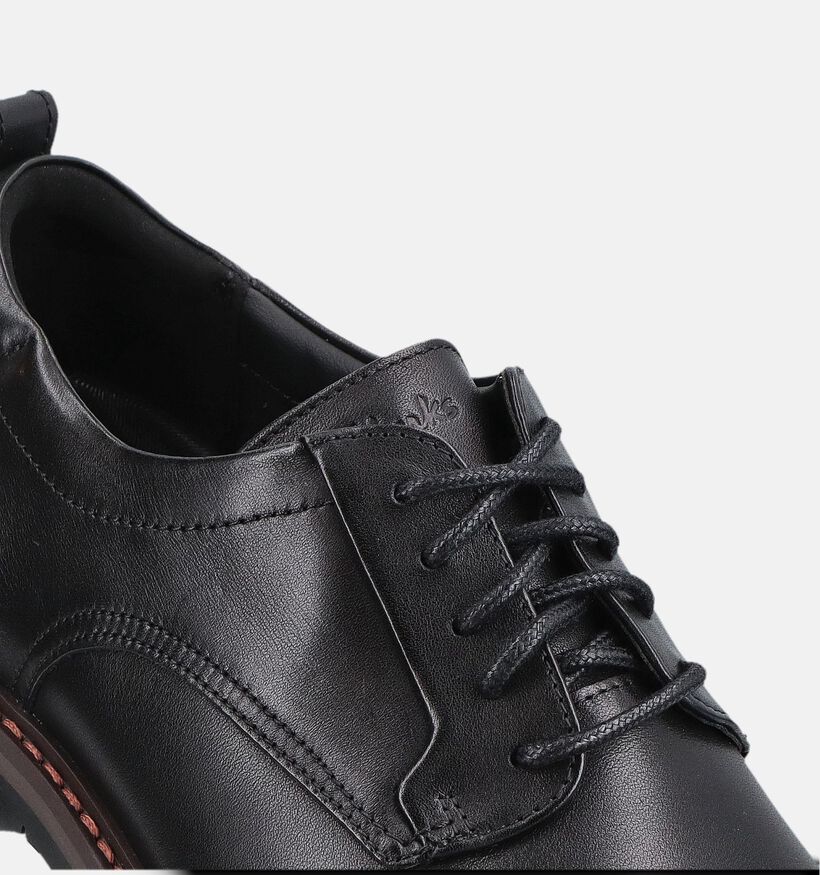 Clarks Aldwin2 Derby Zwarte Geklede Veterschoenen voor heren (376480) - geschikt voor steunzolen