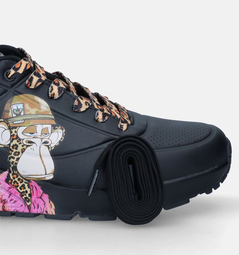 Skechers x Snoop Dogg Dr. Bombay Uno Zwarte Sneakers voor heren (345217) - geschikt voor steunzolen