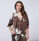 Sisters Point Venny Bruine Blouse voor dames (380733)