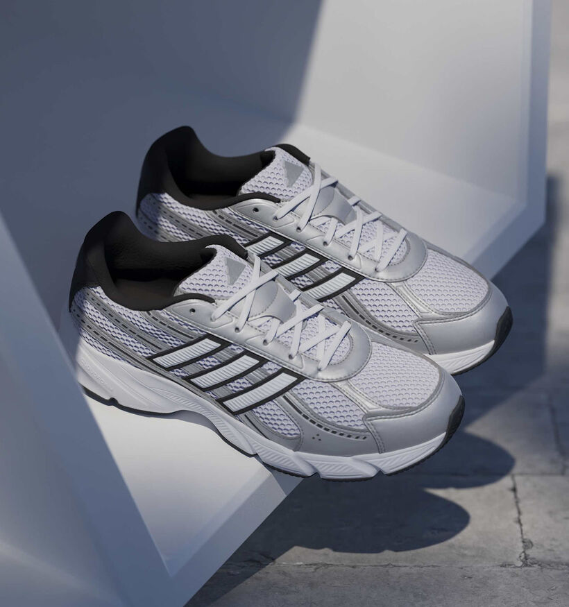 adidas Technochaos 2000 Baskets basses en Blanc pour hommes (366834) - pour semelles orthop&eacute;diques