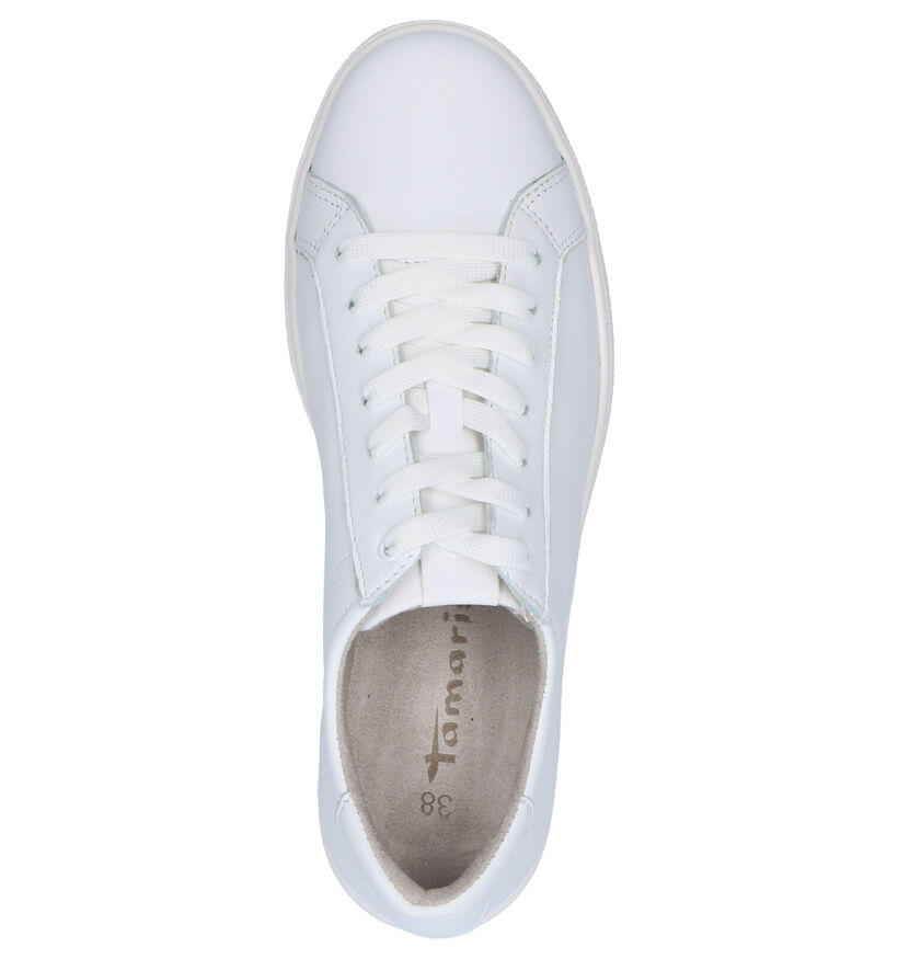 Tamaris Chaussures à lacets en Blanc en cuir (269806)