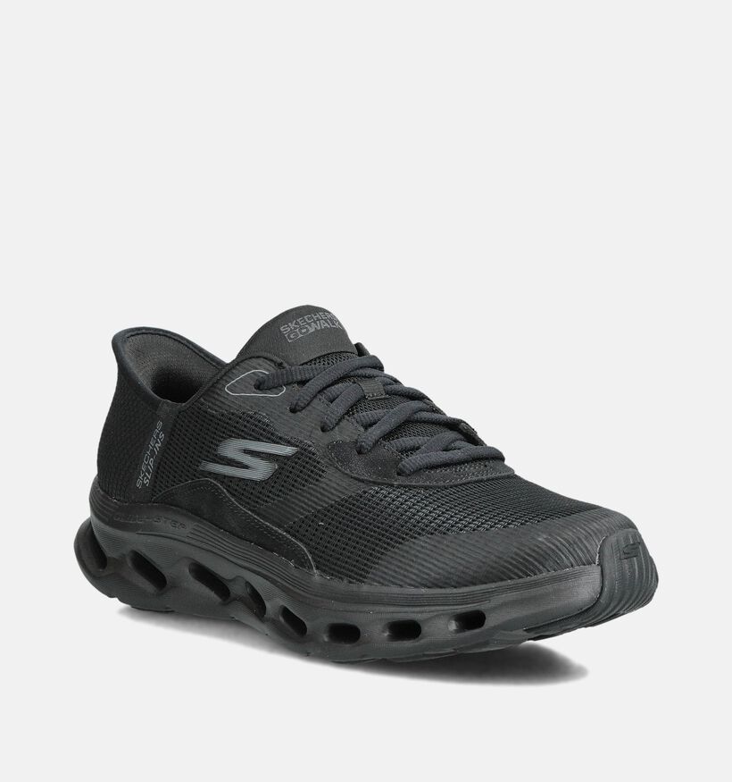 Skechers Go Walk Glide-Step 2.0 Chaussures plates en Noir pour femmes (360891)