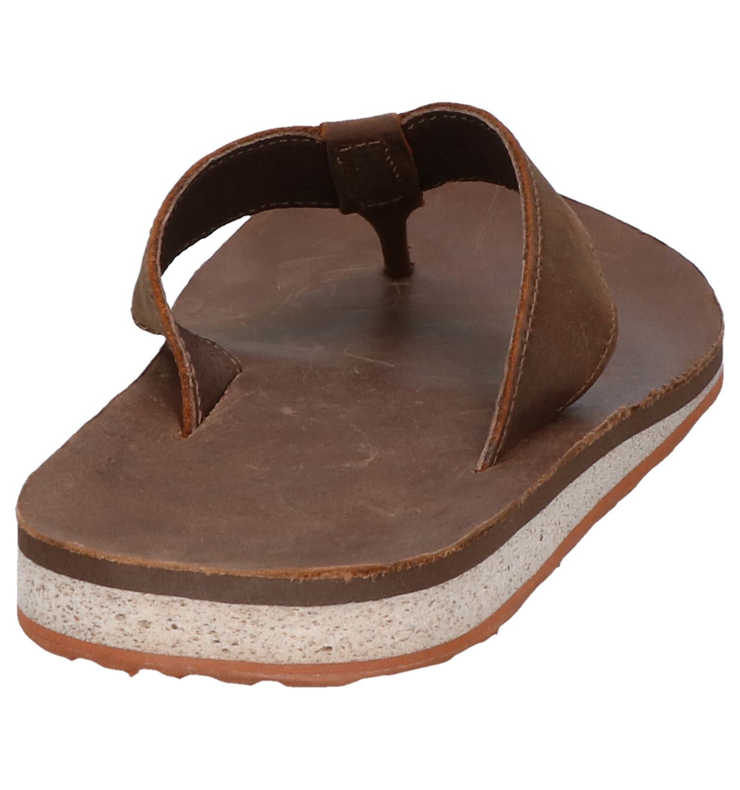Teva classic flip premium leather discount