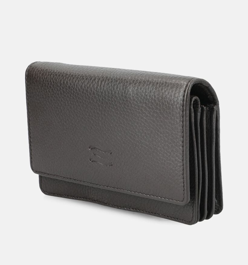 Crinkles Bruine Portemonnee met Rits voor dames (381770)