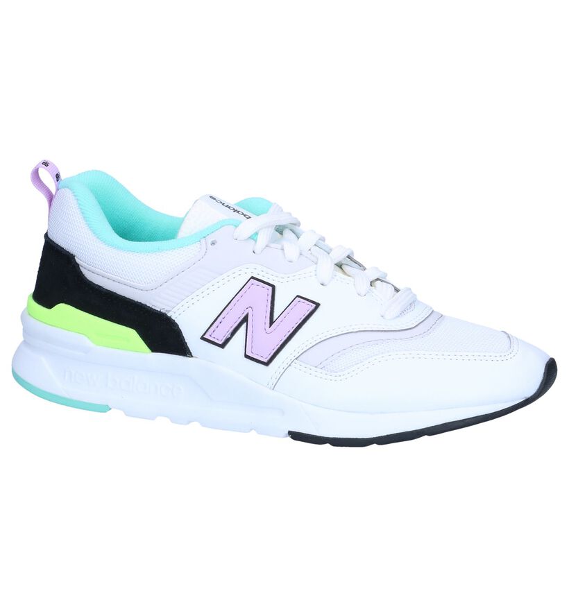 Witte Sneakers New Balance CM997 in kunstleer (264171)