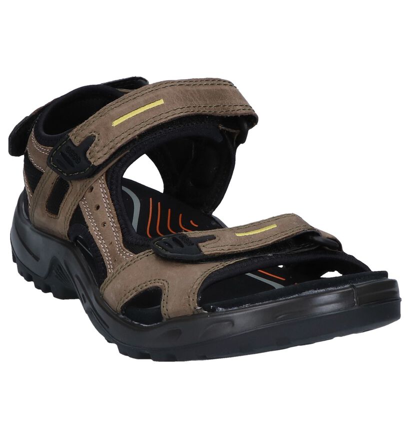 Bruine Sandalen ECCO Offroad in stof (246264)