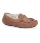 Nathan-Baume Pantoufles fermées en Camel en daim (315987)