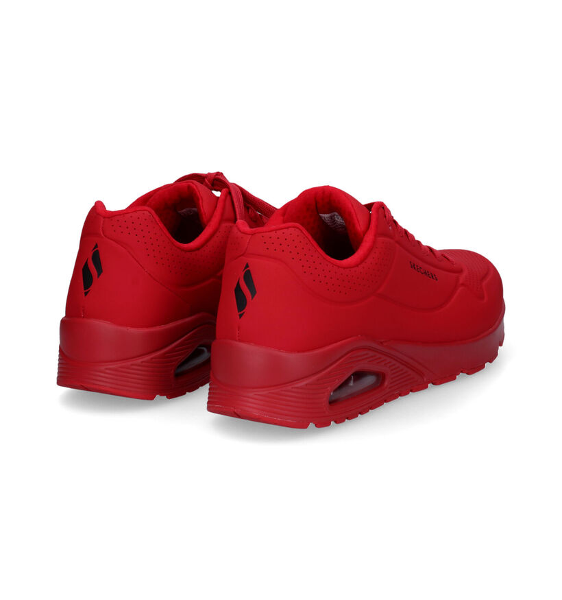Skechers Uno Stand On Air Rode Sneakers voor heren (316442)