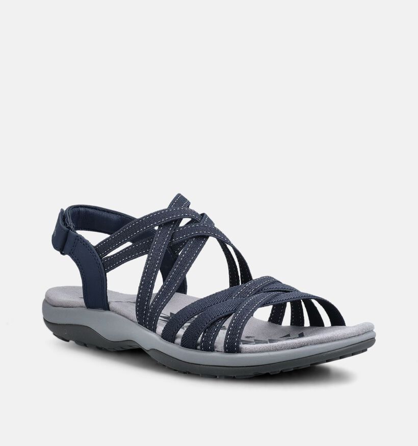 Skechers Reggae Slim Summer Getaway Donkerblauwe Sandalen voor dames (371267)