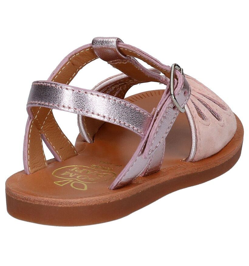 Pom d'Api Plagette Daisy Roze Sandalen in leer (268812)