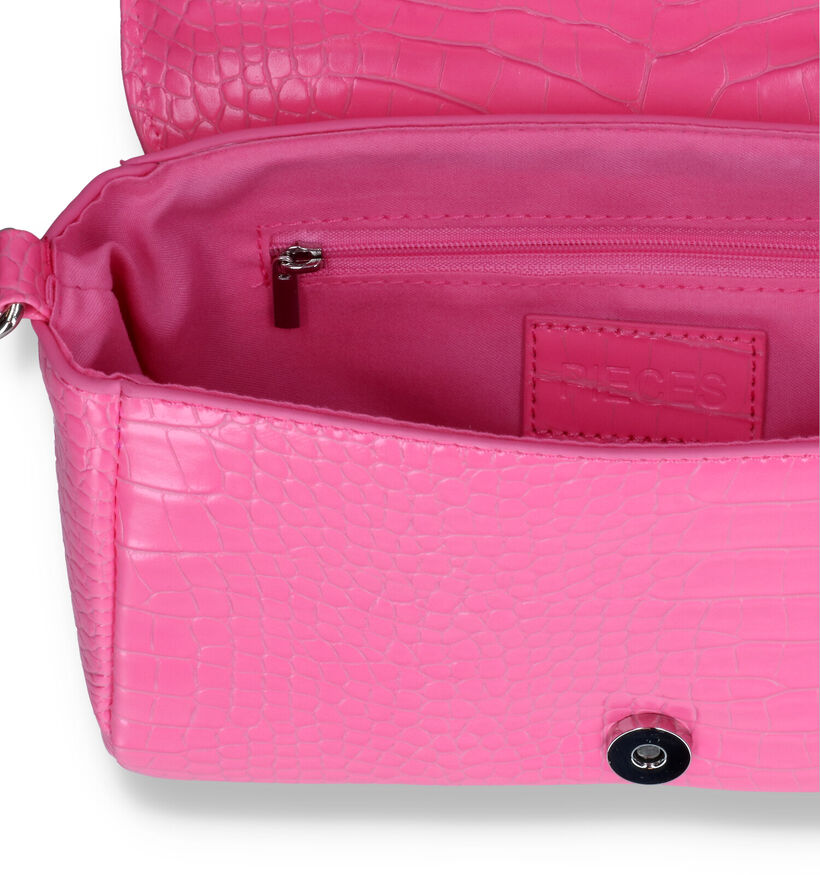 Pieces Kenna Croco Roze Handtas voor dames (326837)