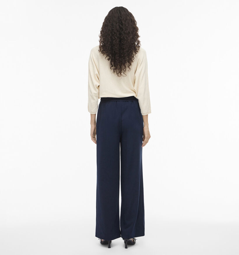 Vila Cula Donkerblauwe Geklede Broek voor dames (378435)
