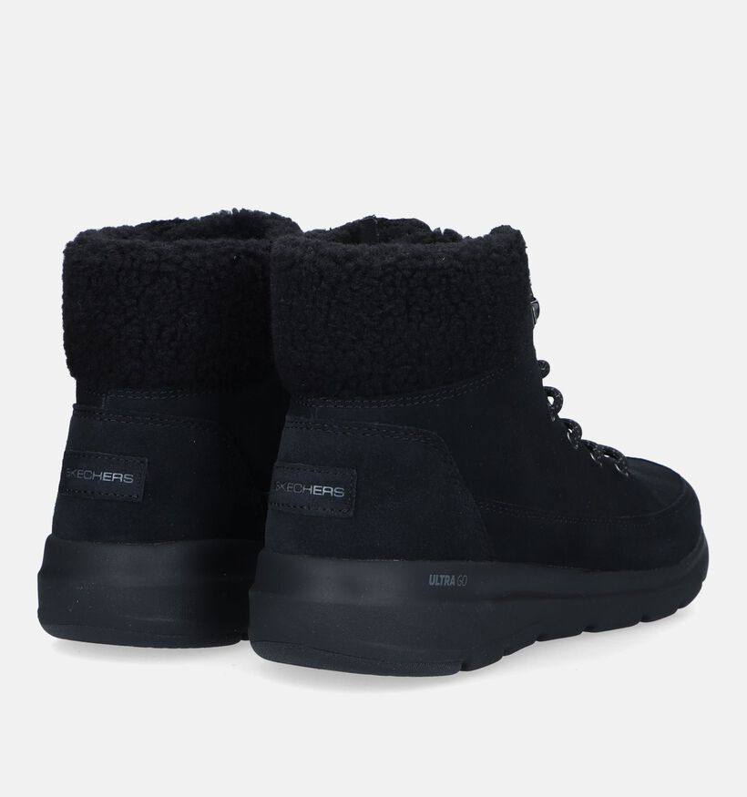 Skechers On-The-Go Glacial Ultra Bottines en Noir pour femmes (328058)