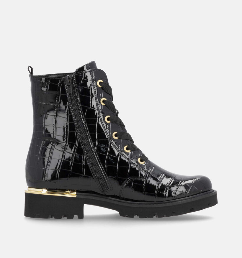 Remonte Boots &agrave; lacets en Noir pour femmes (379872) - pour semelles orthop&eacute;diques