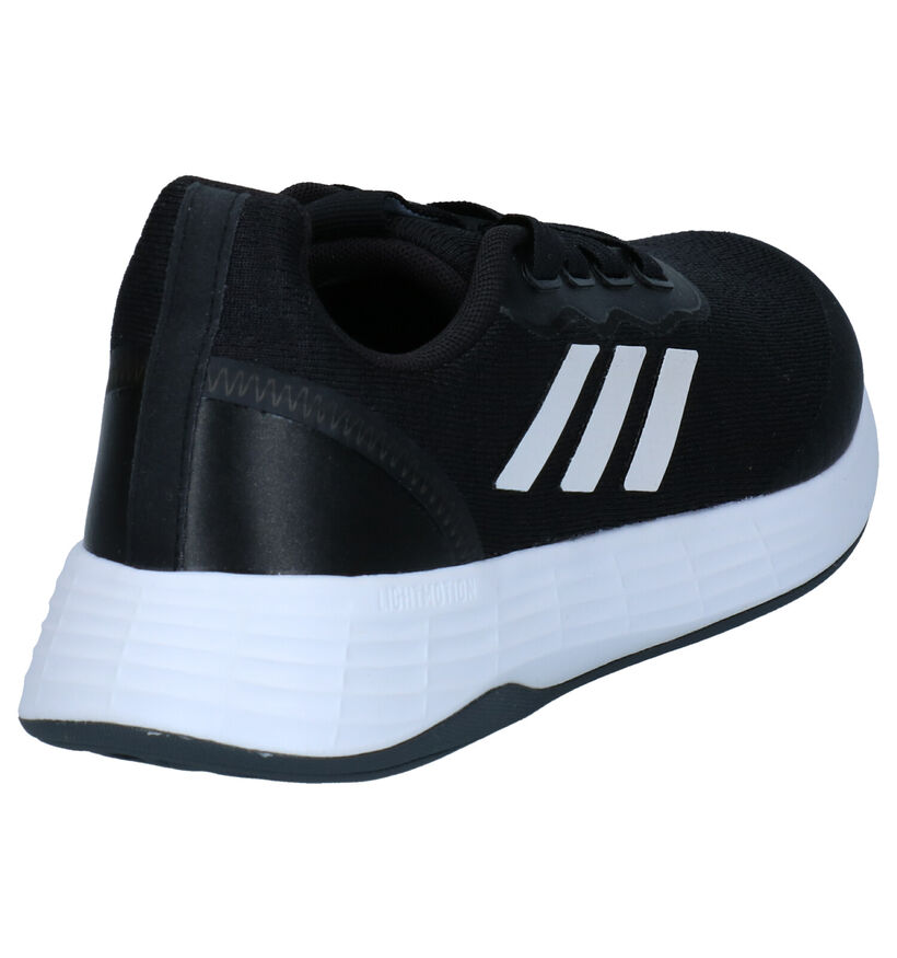 adidas QT Racer Baskets en Noir pour femmes (290834) - pour semelles orthopédiques