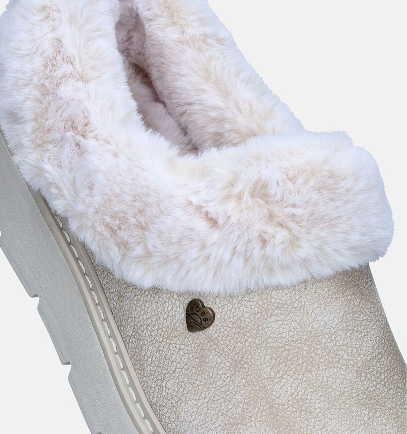 Skechers Bobs Keepsakes Lite Cozy Blend Beige Pantoffels voor dames (345174)