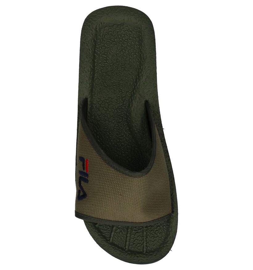 Kaki Fila Tomaia Slippers, , pdp