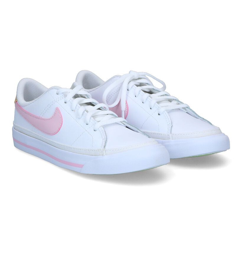 Nike Court Legacy Baskets en Blanc pour filles (319527)