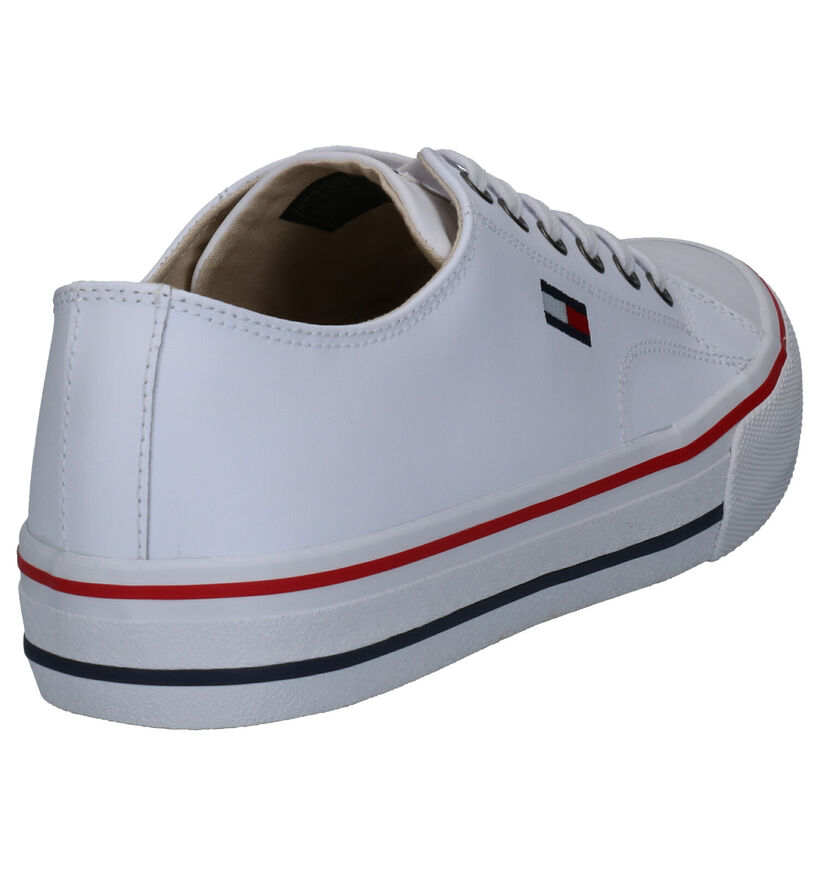 Tommy Hilfiger Leather City Witte Sneakers in kunstleer (264957)