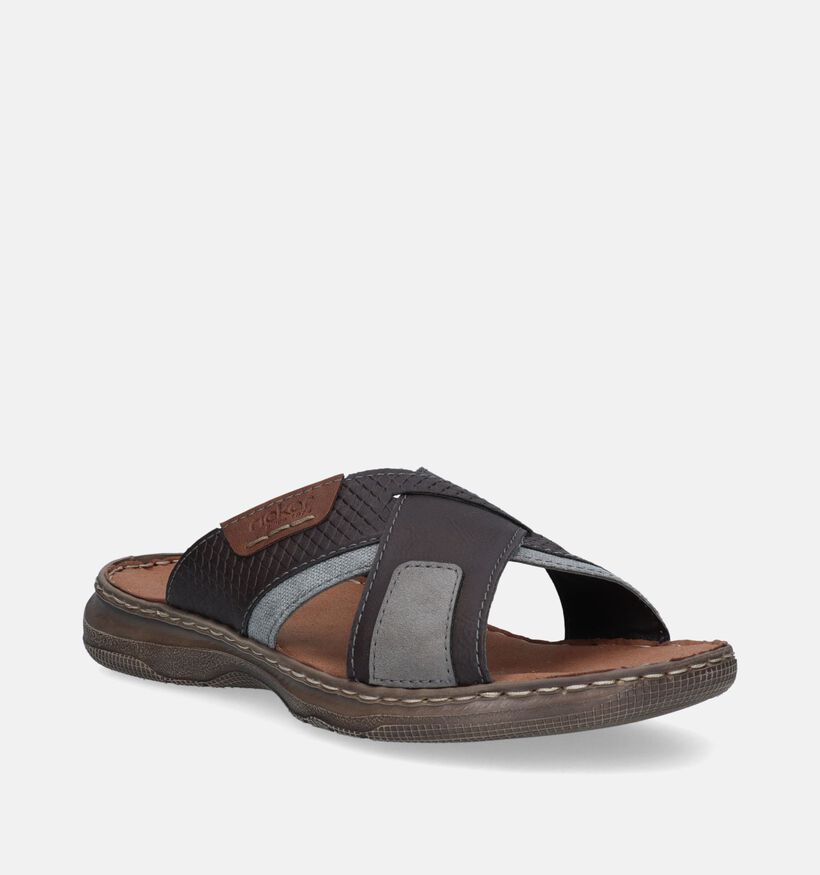 Rieker Bruine Slippers voor heren (354821)