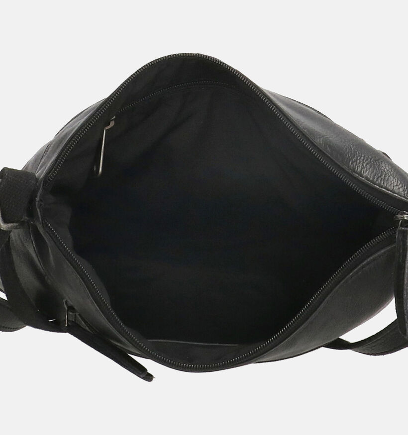 Hide & Stitches Zwarte Crossbodytas voor dames (366007)