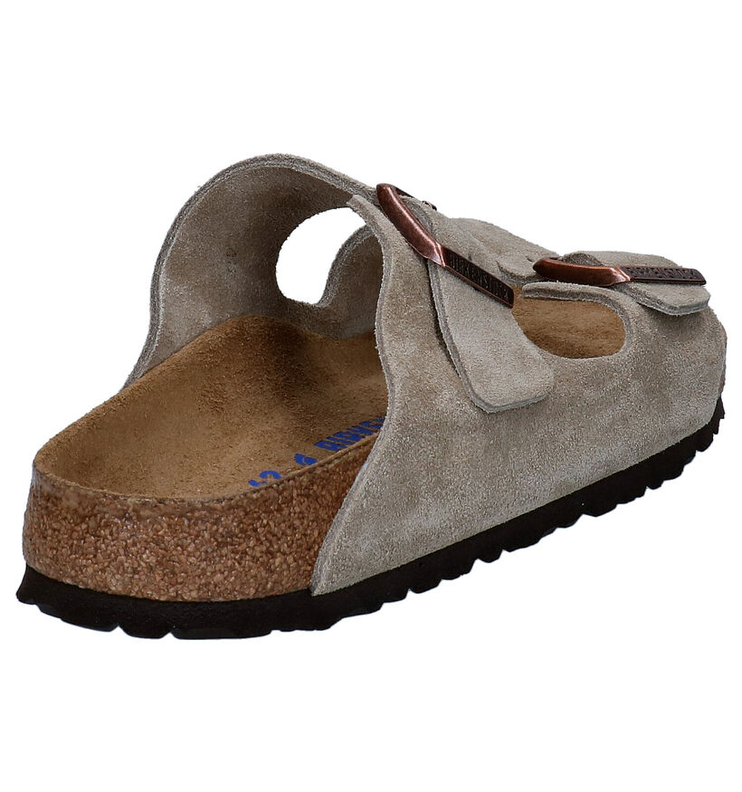 Birkenstock Arizona Nu-pieds en Gris pour hommes (330622)