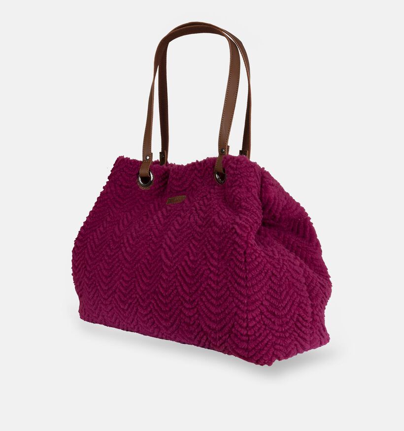 Bulaggi Teddy Cabas avec fermeture éclair en Fuchsia pour femmes (333014)