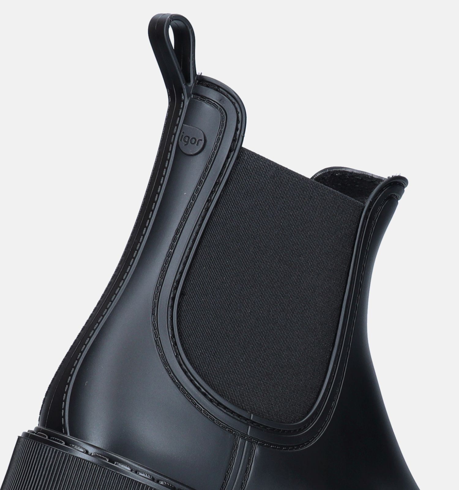 Igor Chloe Zwarte Korte regenlaarzen Dames Outdoorschoenen Online op TORFS.BE
