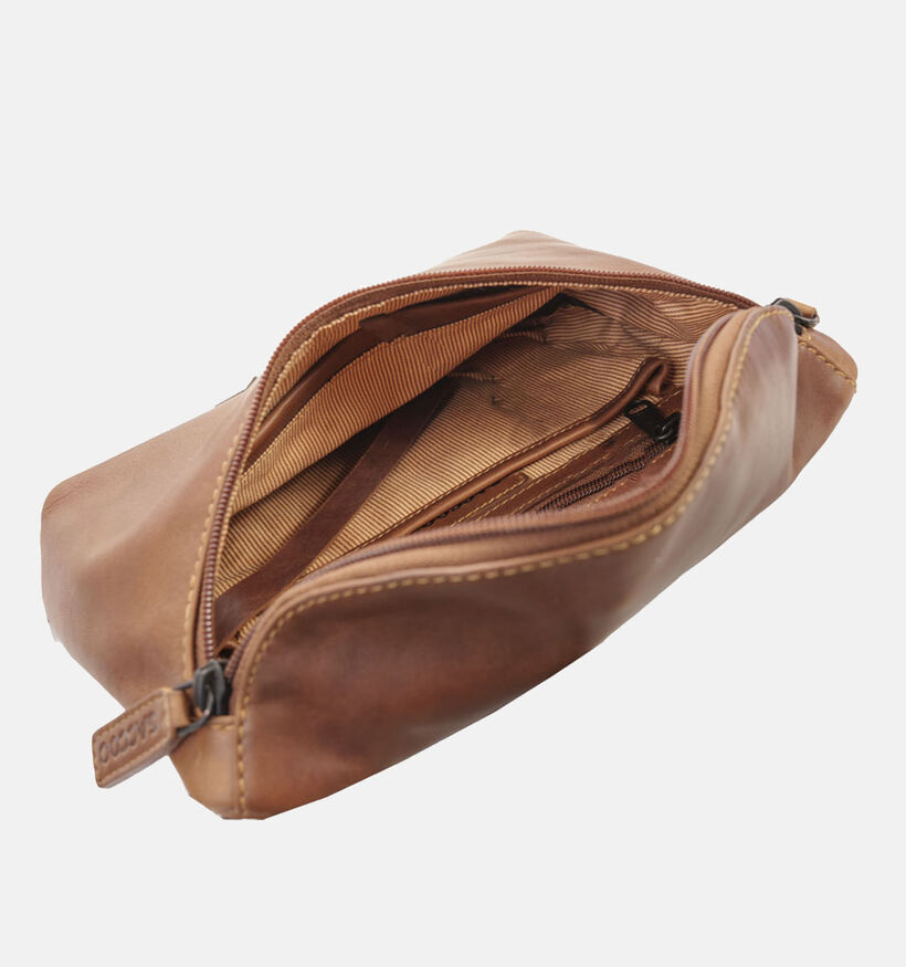 Saccoo Grazie Sac port&eacute; crois&eacute; en Cognac pour femmes (375159)