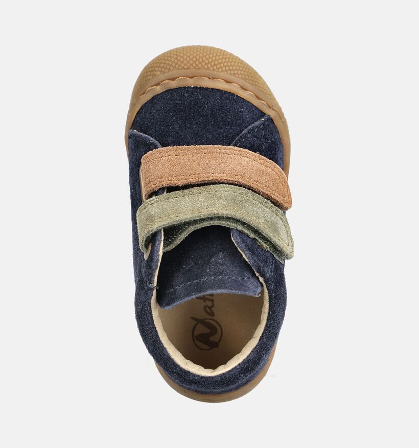 Naturino Corkel VL Donkerblauwe Babyschoenen voor jongens (380160) - geschikt voor steunzolen