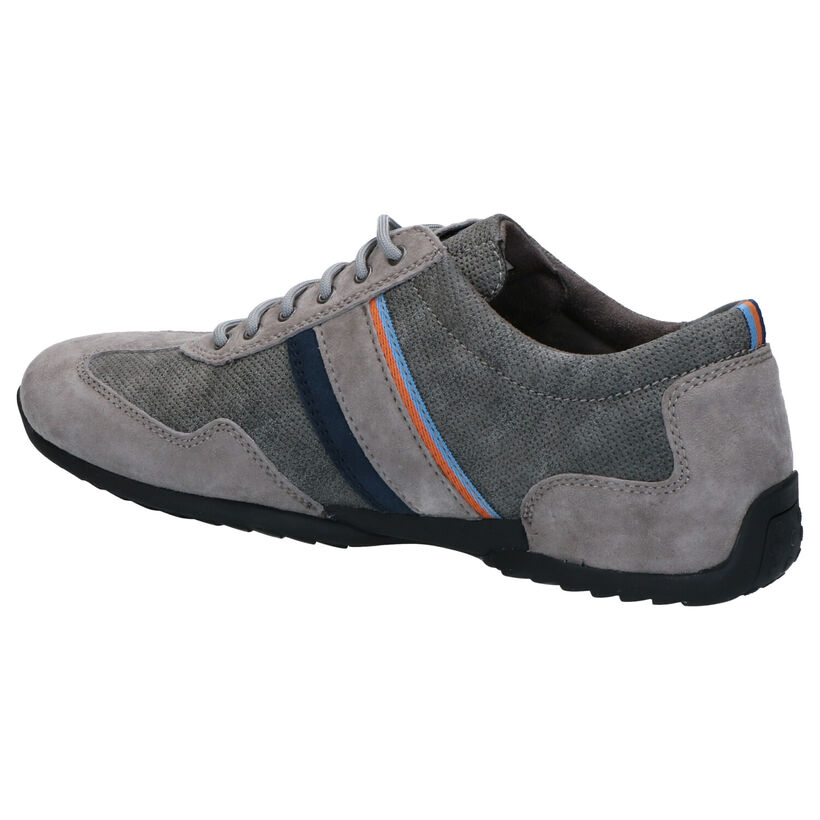 Camel Active Chaussures basses en Gris foncé en nubuck (271301)